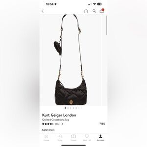 Authentic Kurt Geiger Crossbody Bag